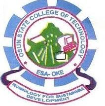 Osun State College of Technology cut off mark