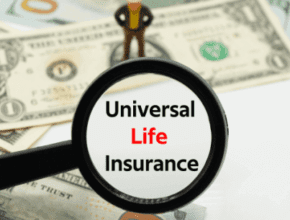 A display image of universal life insurance