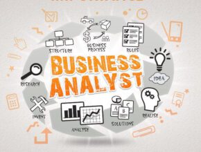 an image reflection of business analyst
