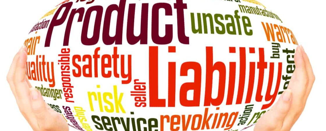 Product liability insurance display